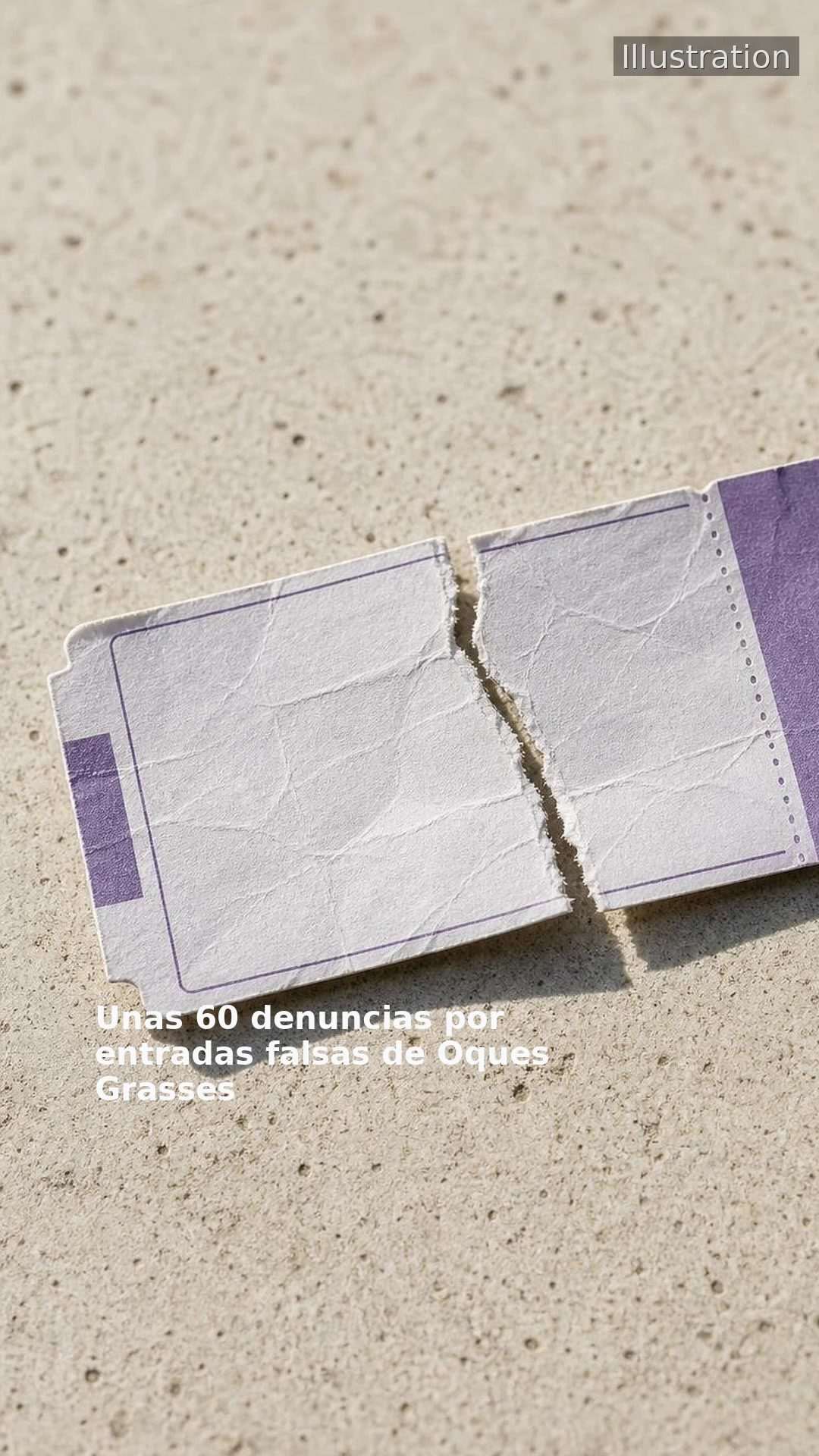 Unas 60 denuncias por entradas falsas de Oques Grasses