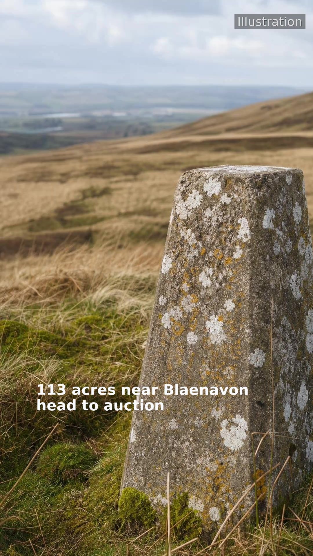 113 acres near Blaenavon head to auction