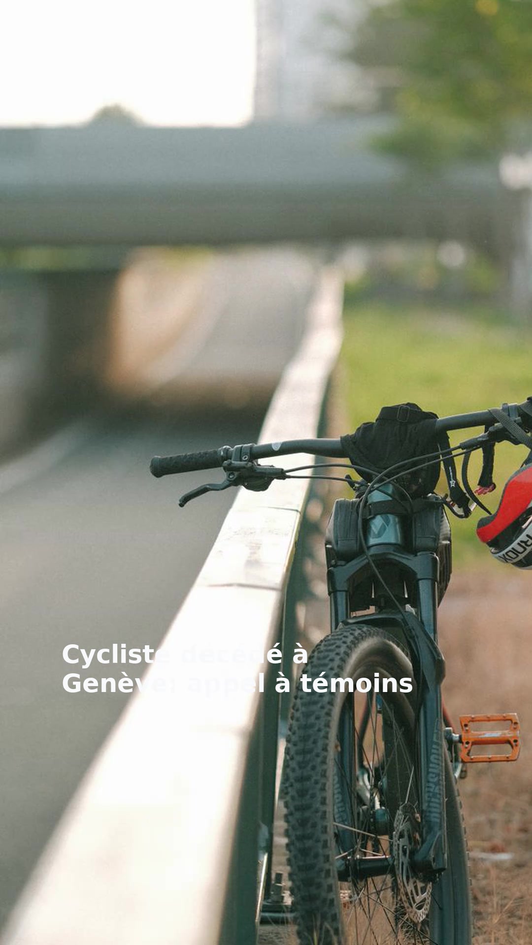 Cycliste décédé à Genève: appel à témoins