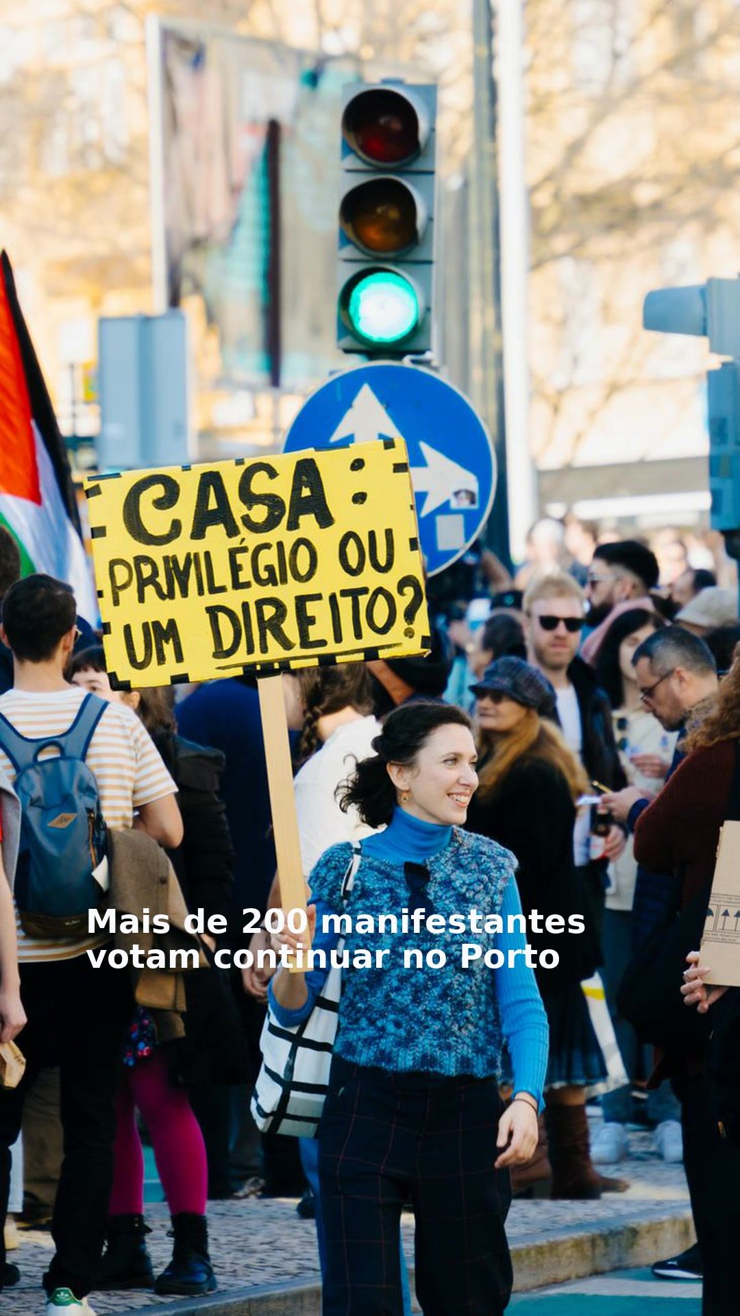 Mais de 200 manifestantes votam continuar no Porto