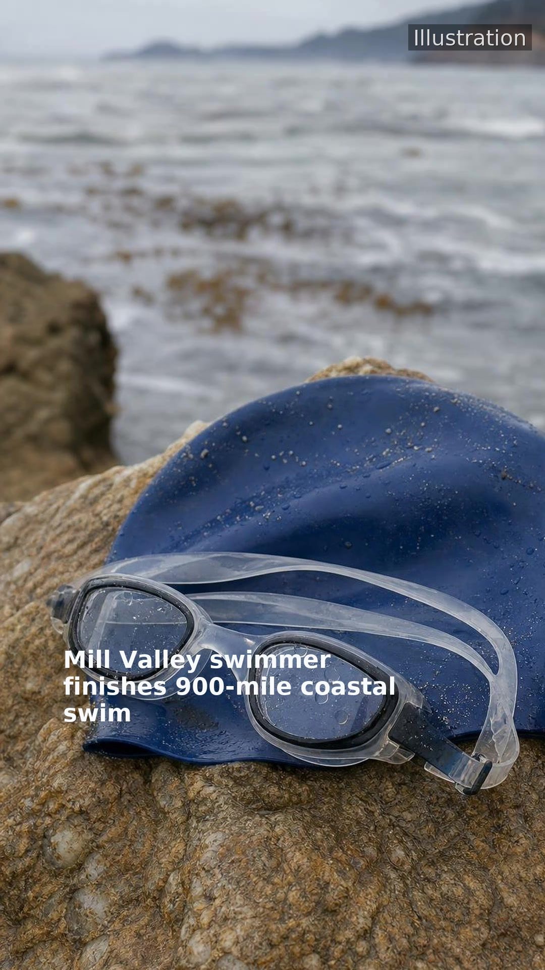 Mill Valley swimmer finishes 900-mile coastal swim