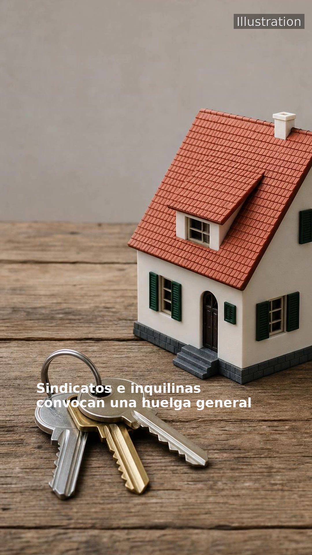 Sindicatos e inquilinas convocan una huelga general