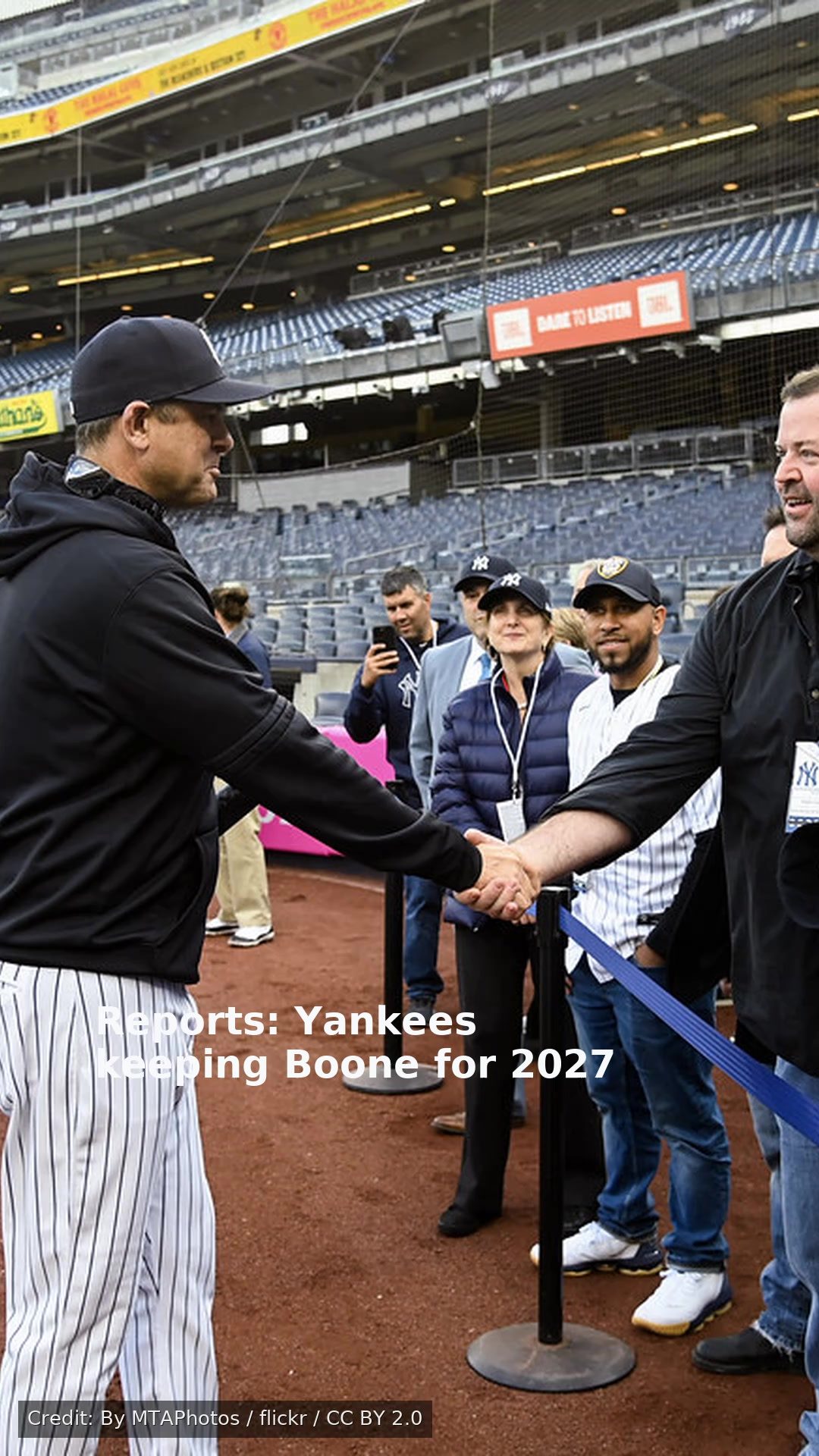 Reports: Yankees keeping Boone for 2027