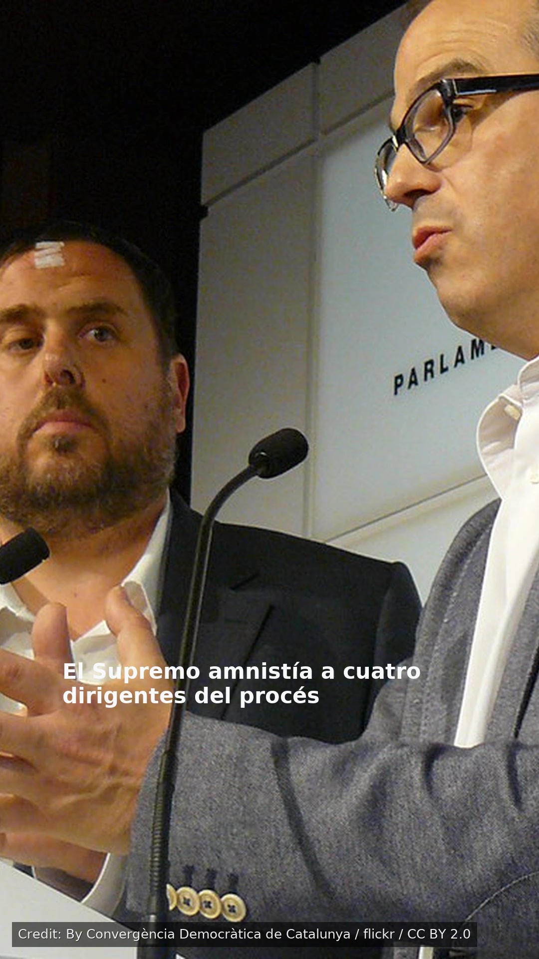 El Supremo amnistía a cuatro dirigentes del procés