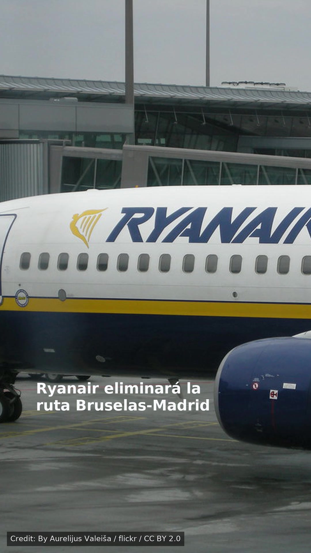 Ryanair eliminará la ruta Bruselas-Madrid