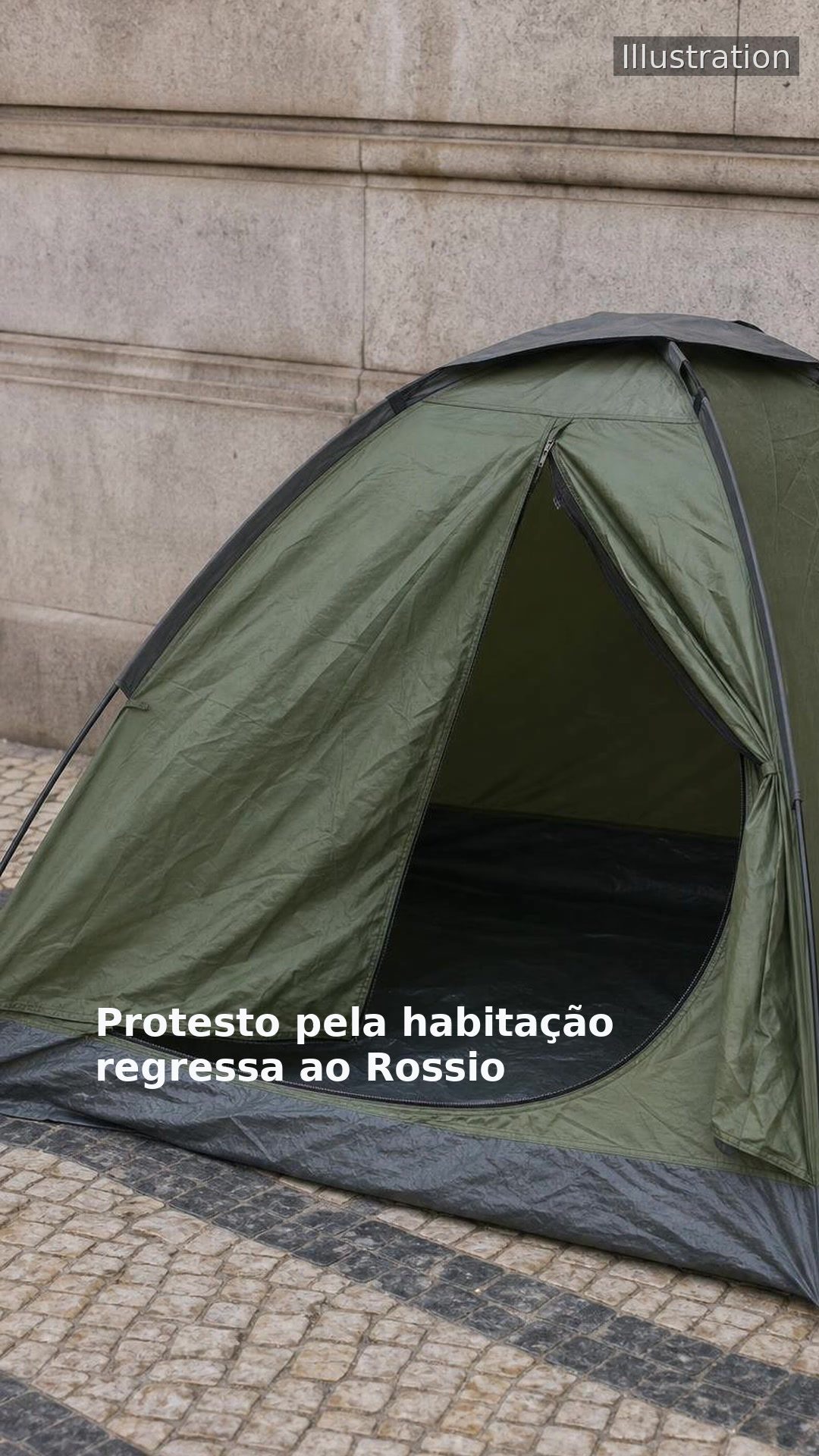 Protesto pela habitação regressa ao Rossio