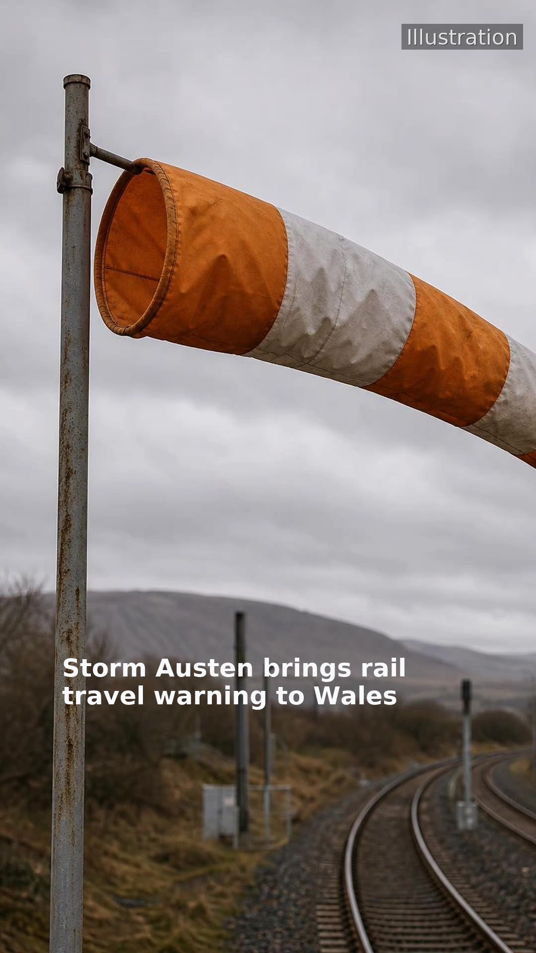 Storm Austen brings rail travel warning to Wales