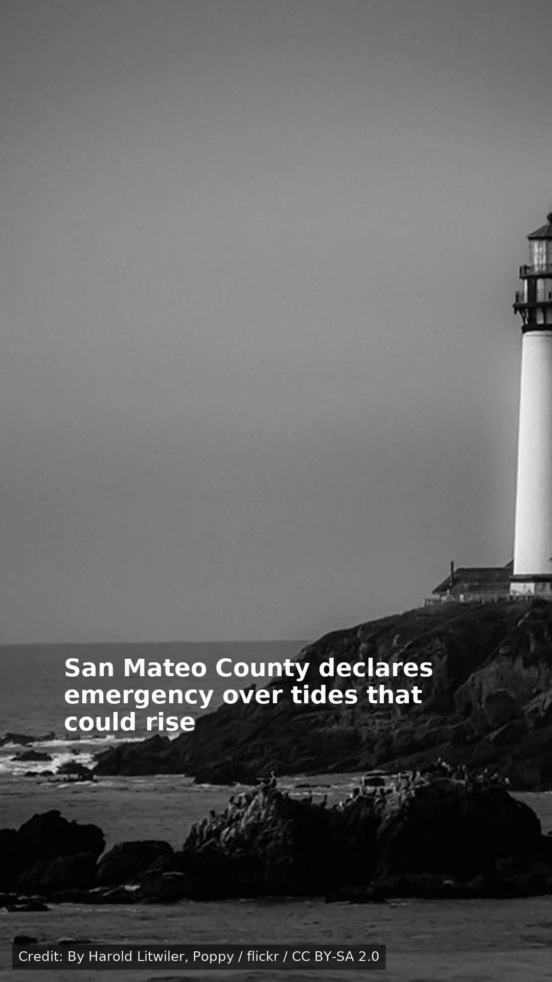 San Mateo County declares emergency over tides that could rise