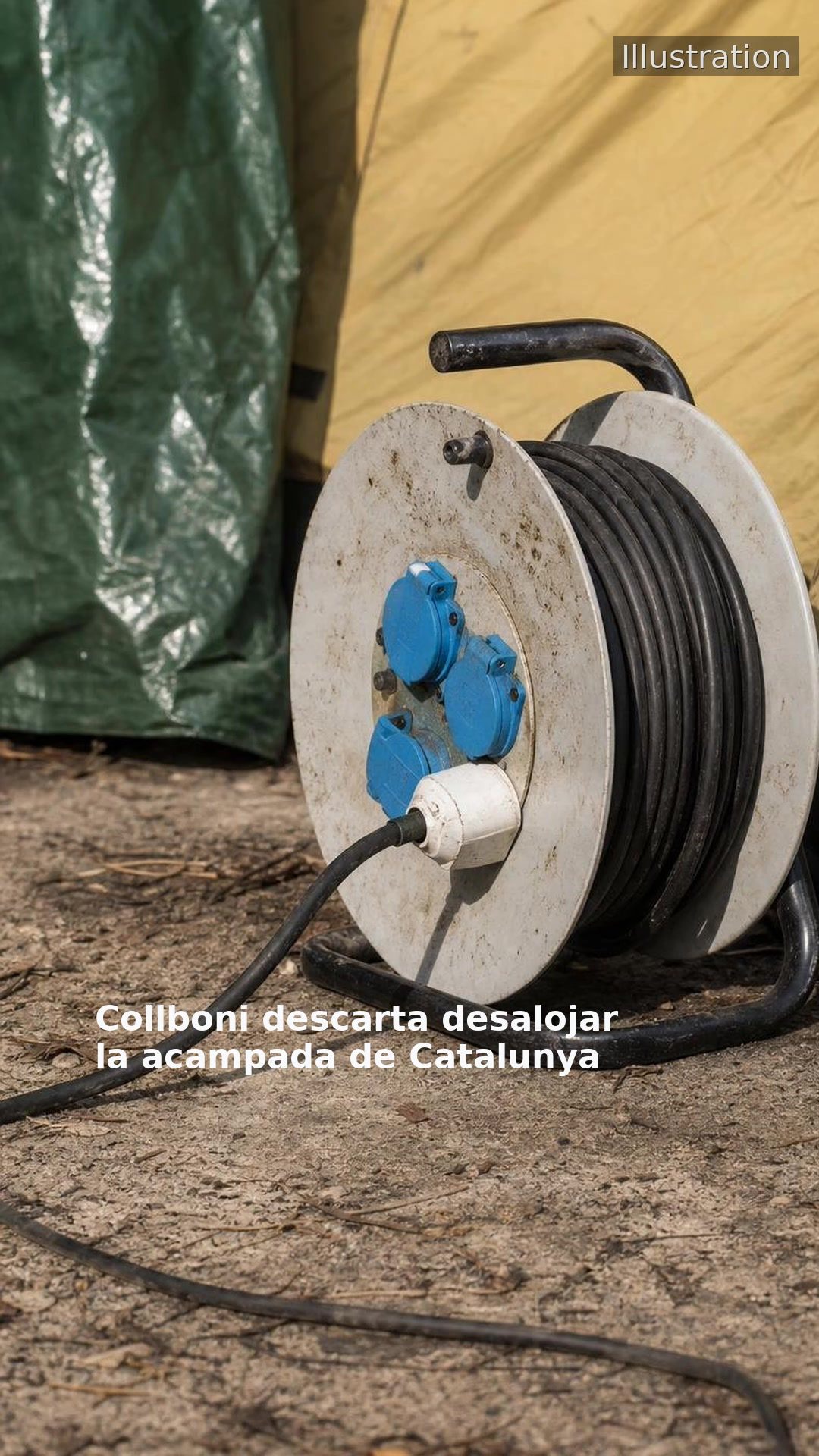 Collboni descarta desalojar la acampada de Catalunya