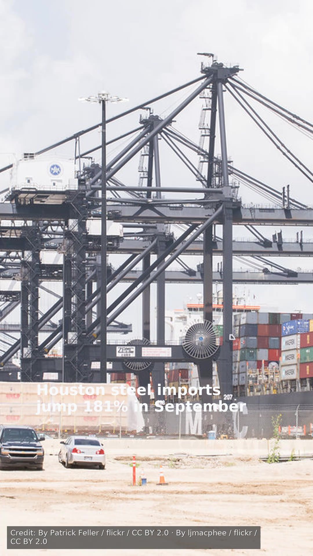 Houston steel imports jump 181% in September