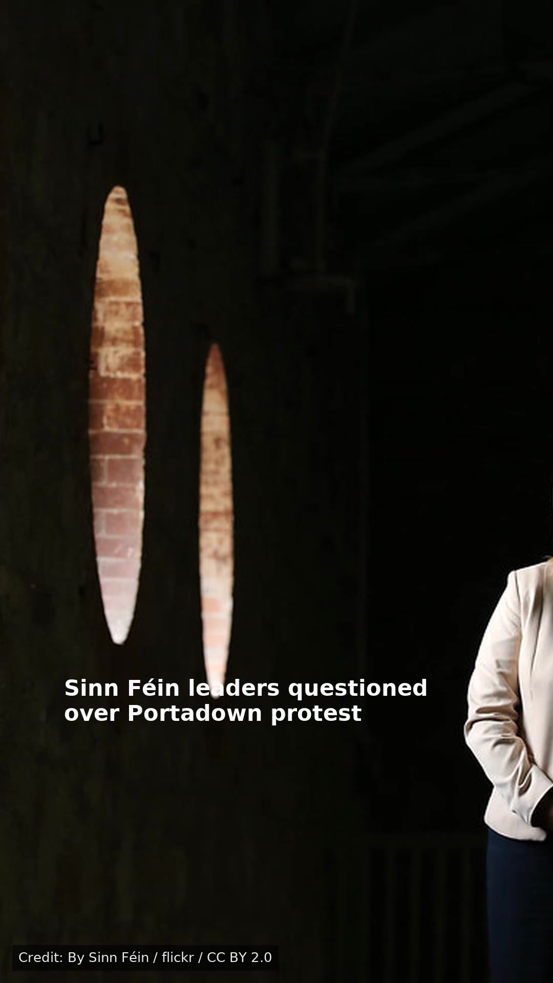 Sinn Féin leaders questioned over Portadown protest