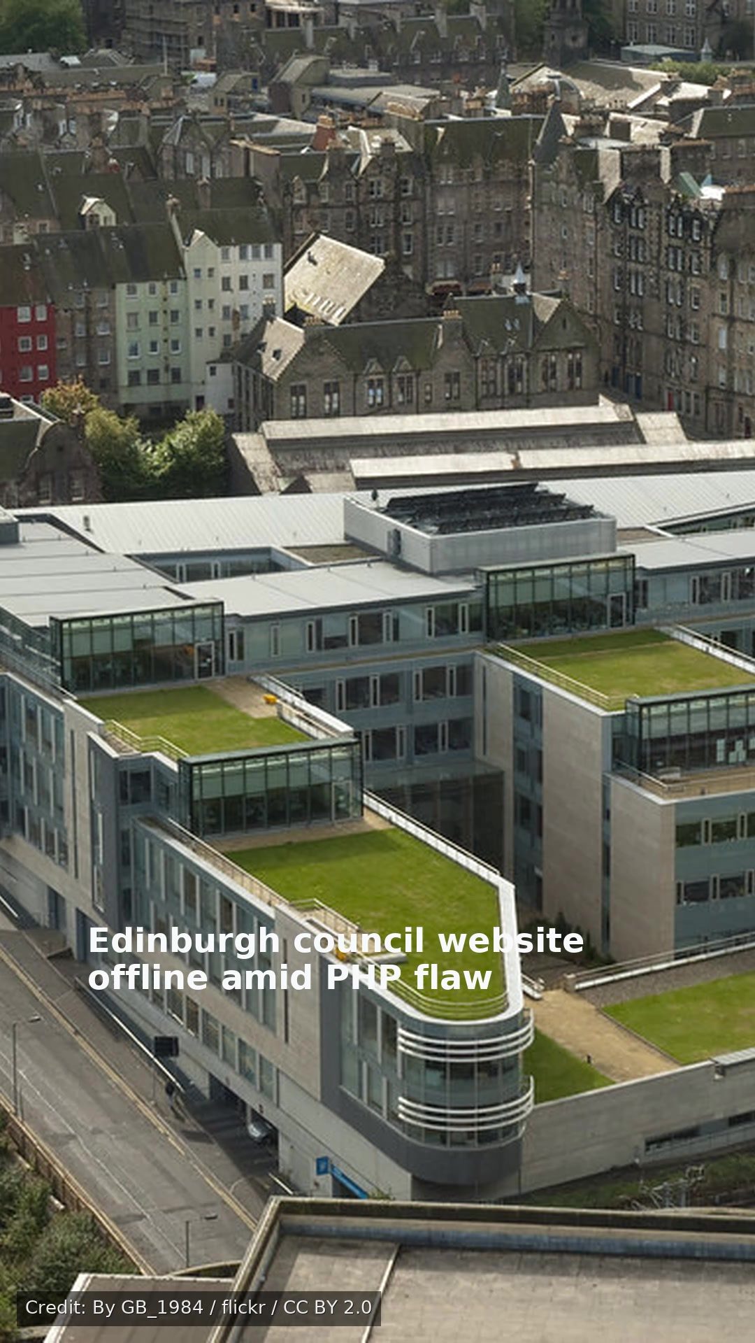 Edinburgh council website offline amid PHP flaw