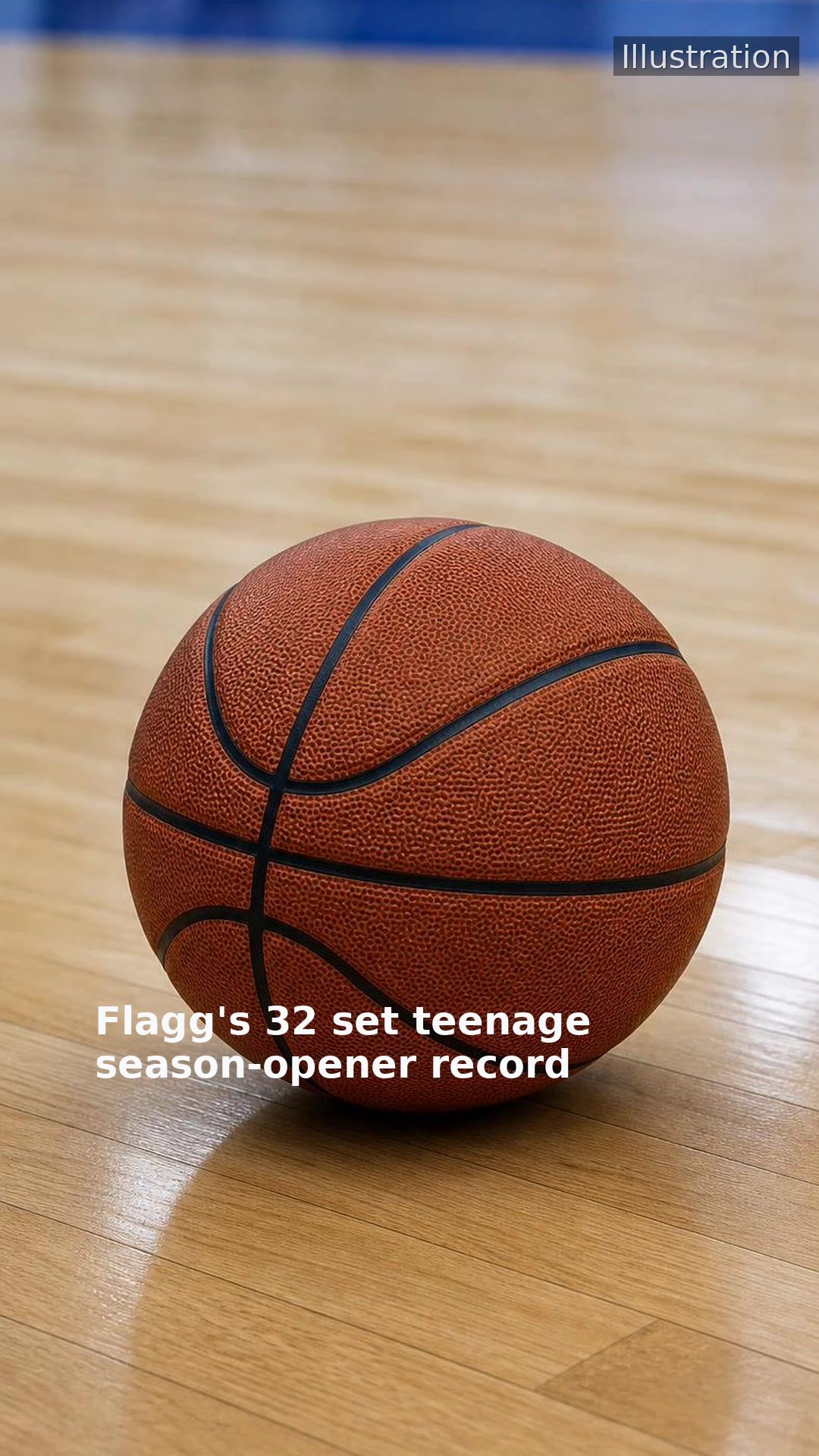Flagg's 32 set teenage season-opener record
