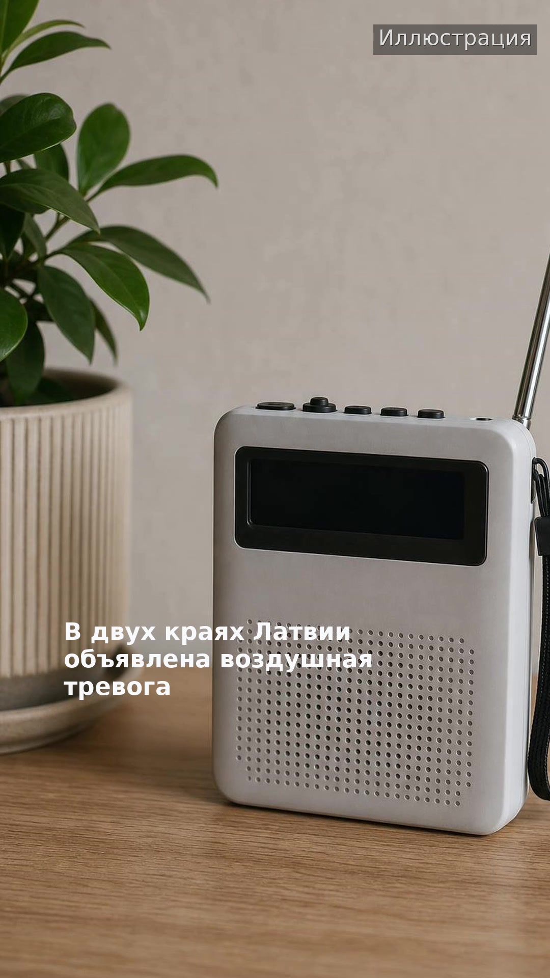 В двух краях Латвии объявлена воздушная тревога