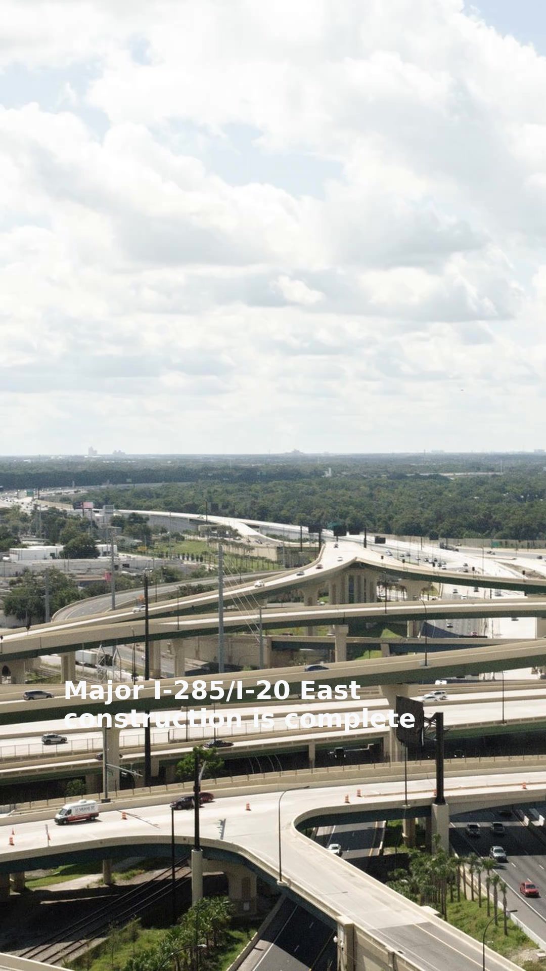 Major I-285/I-20 East construction is complete