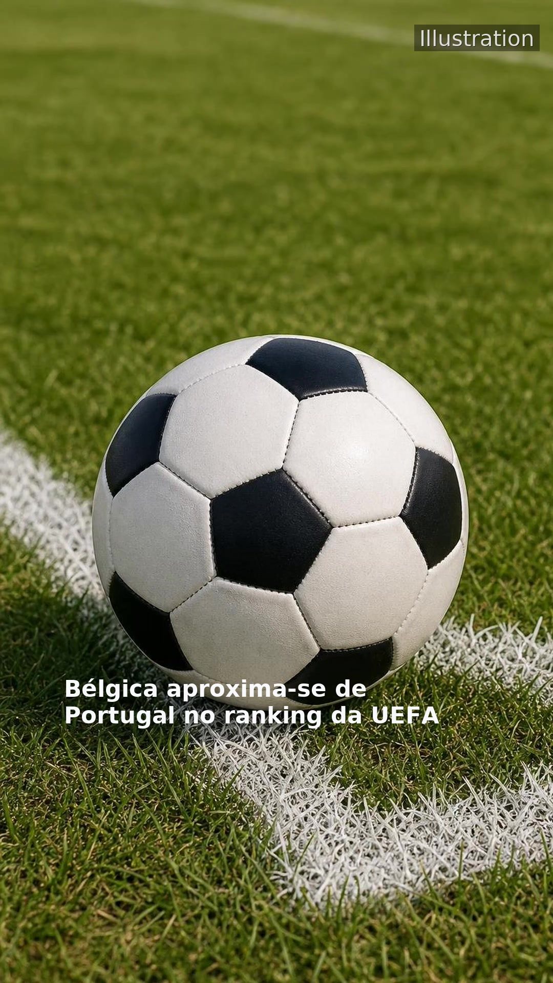 Bélgica aproxima-se de Portugal no ranking da UEFA