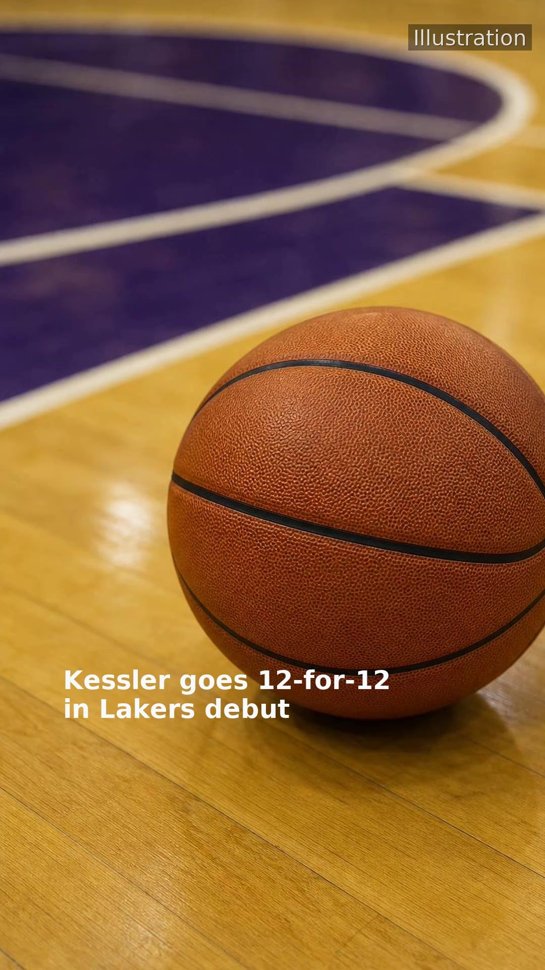 Kessler goes 12-for-12 in Lakers debut