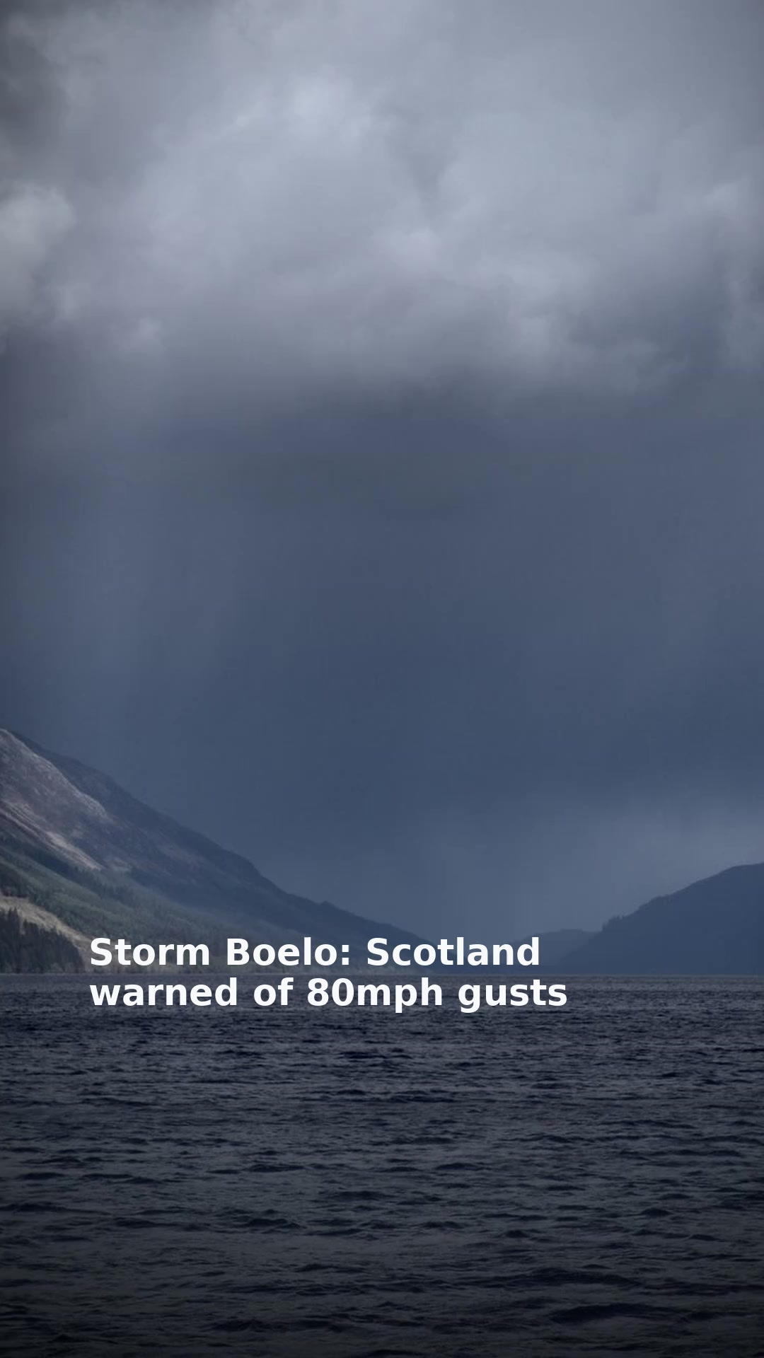 Storm Boelo: Scotland warned of 80mph gusts