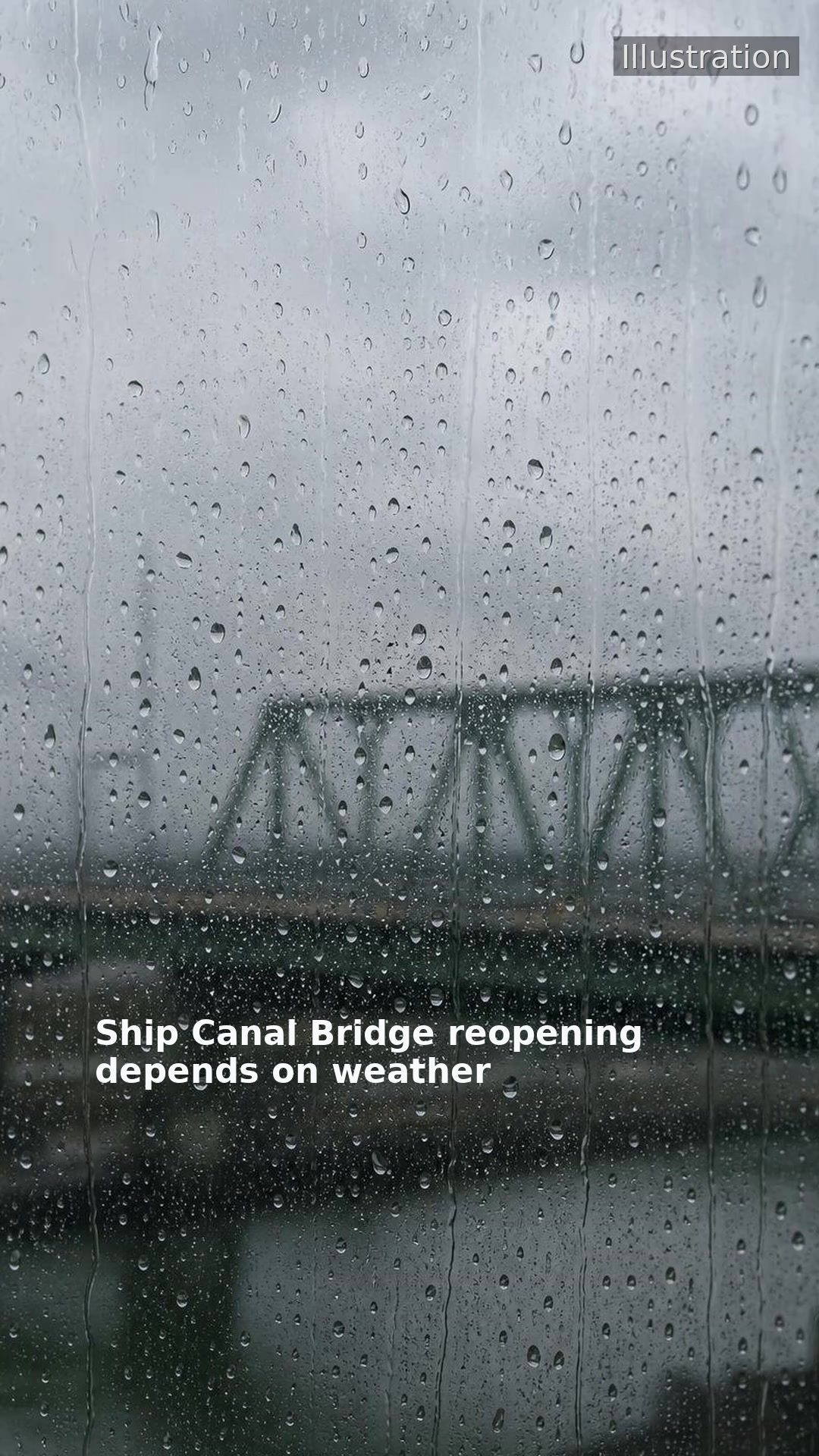 Ship Canal Bridge reopening depends on weather