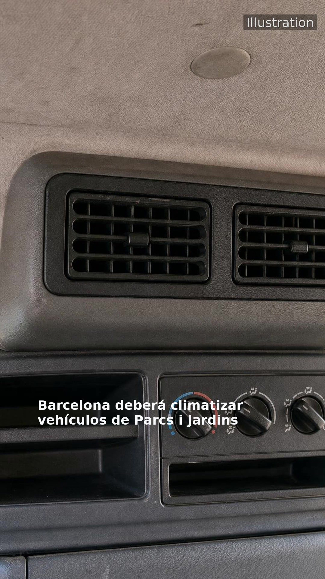 Barcelona deberá climatizar vehículos de Parcs i Jardins