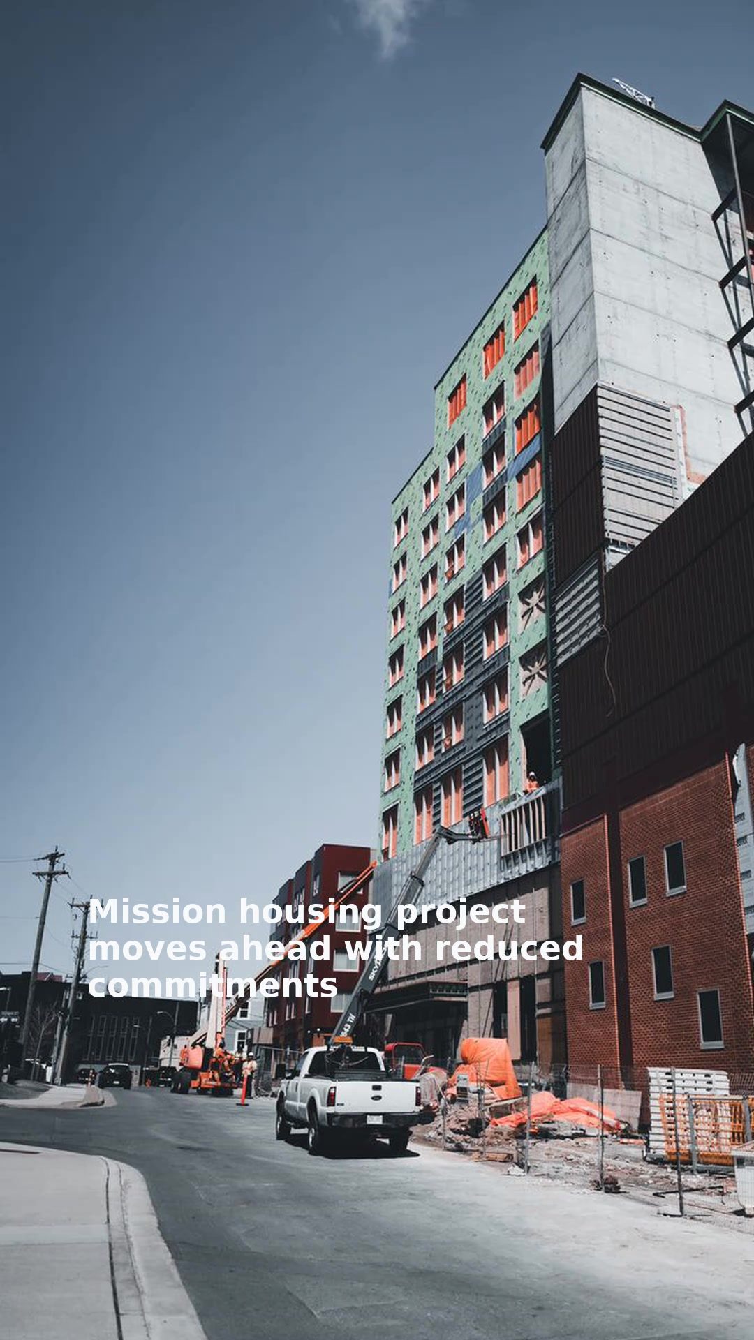 Mission housing project moves ahead with reduced commitments