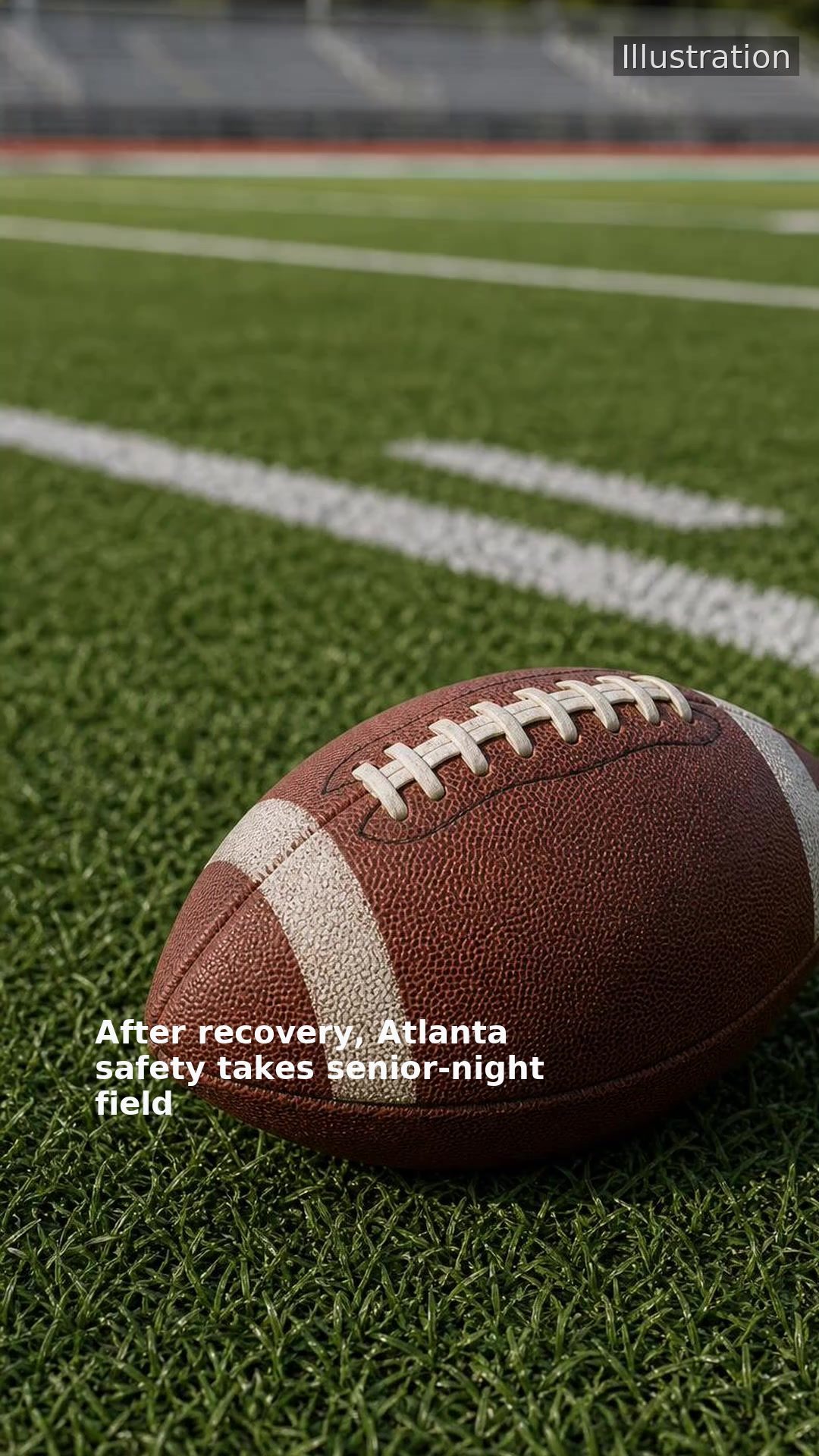 After recovery, Atlanta safety takes senior-night field