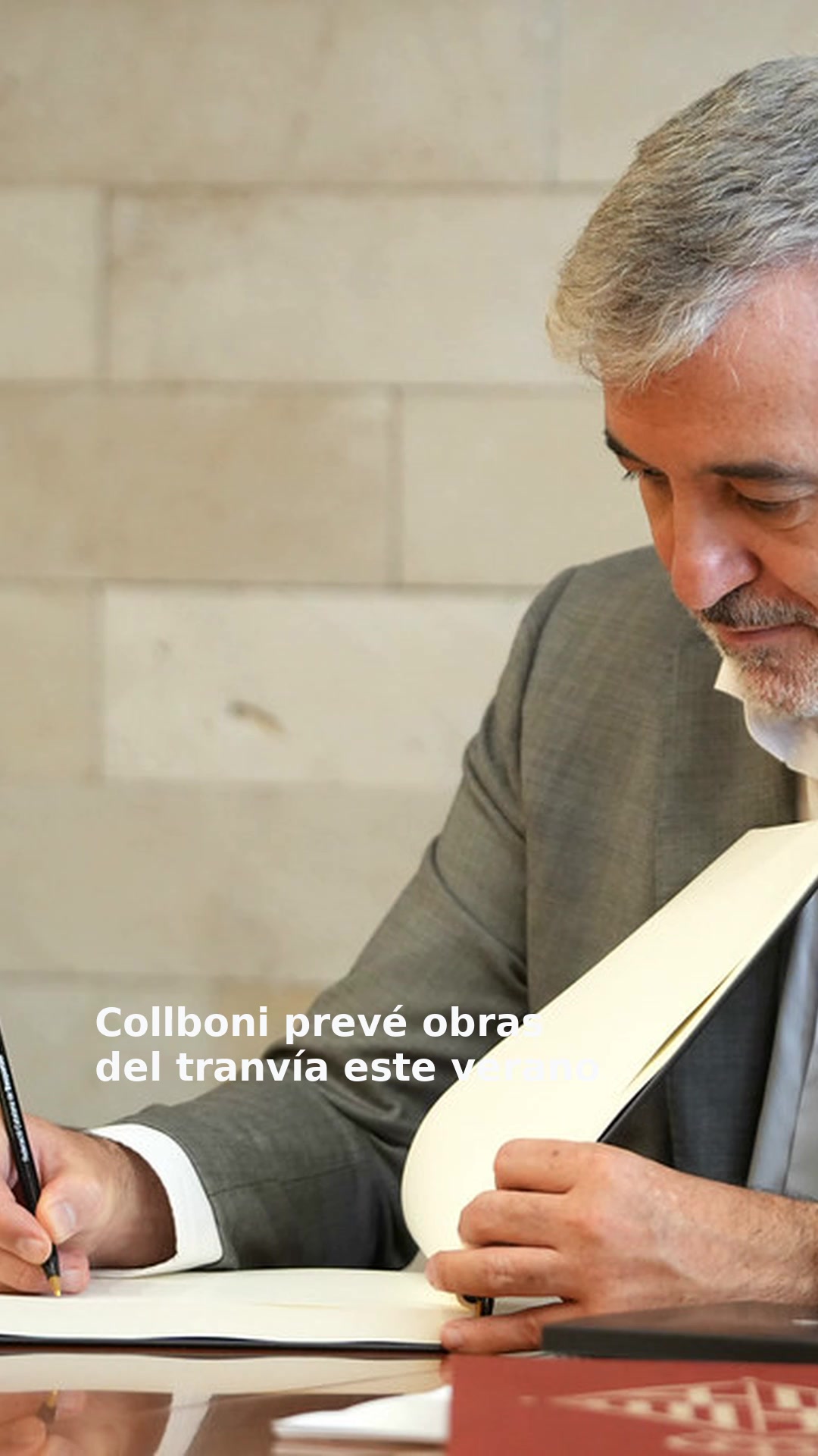 Collboni prevé obras del tranvía este verano