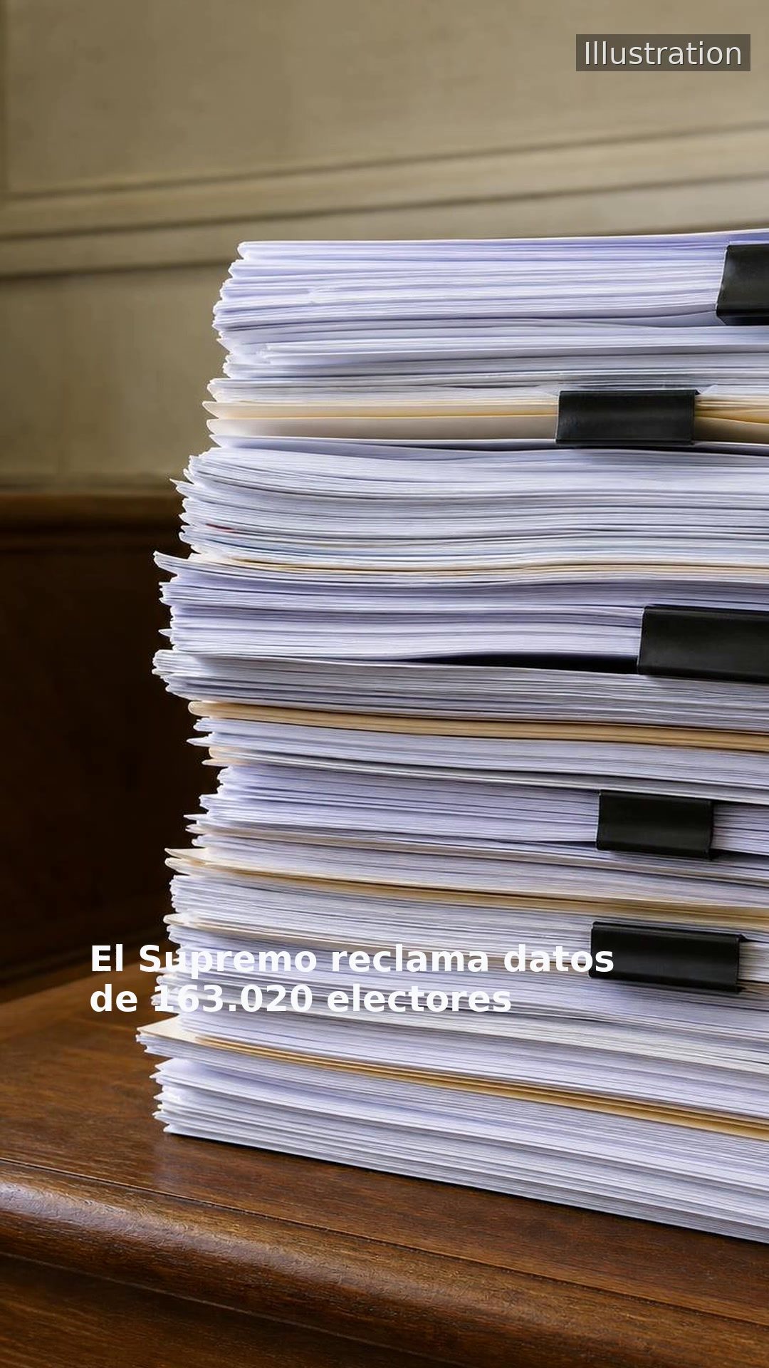 El Supremo reclama datos de 163.020 electores