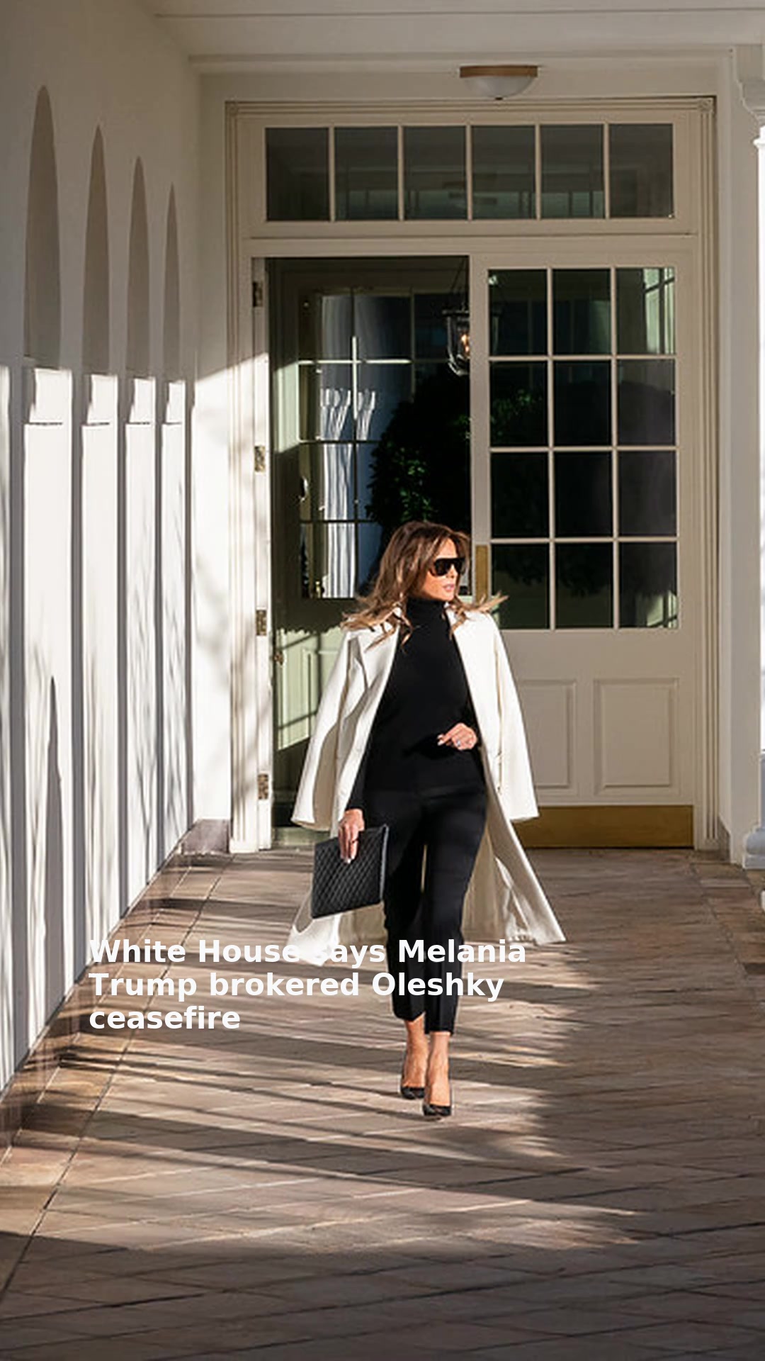 White House says Melania Trump brokered Oleshky ceasefire