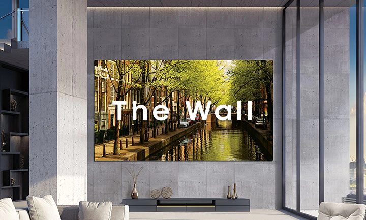 Samsung изобрёл перспективную технологию экрана - модульную "The Wall" Samsung изобрёл перспективную технологию экрана - модульную "The Wall"