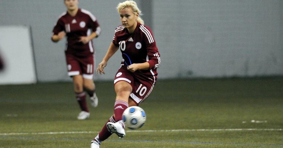 Женская сборная Латвии по футболу U17 начала участие в Кубке Балтии победой