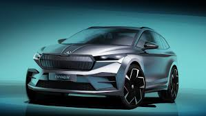 Вид новой электрической Skoda Вид новой электрической Skoda