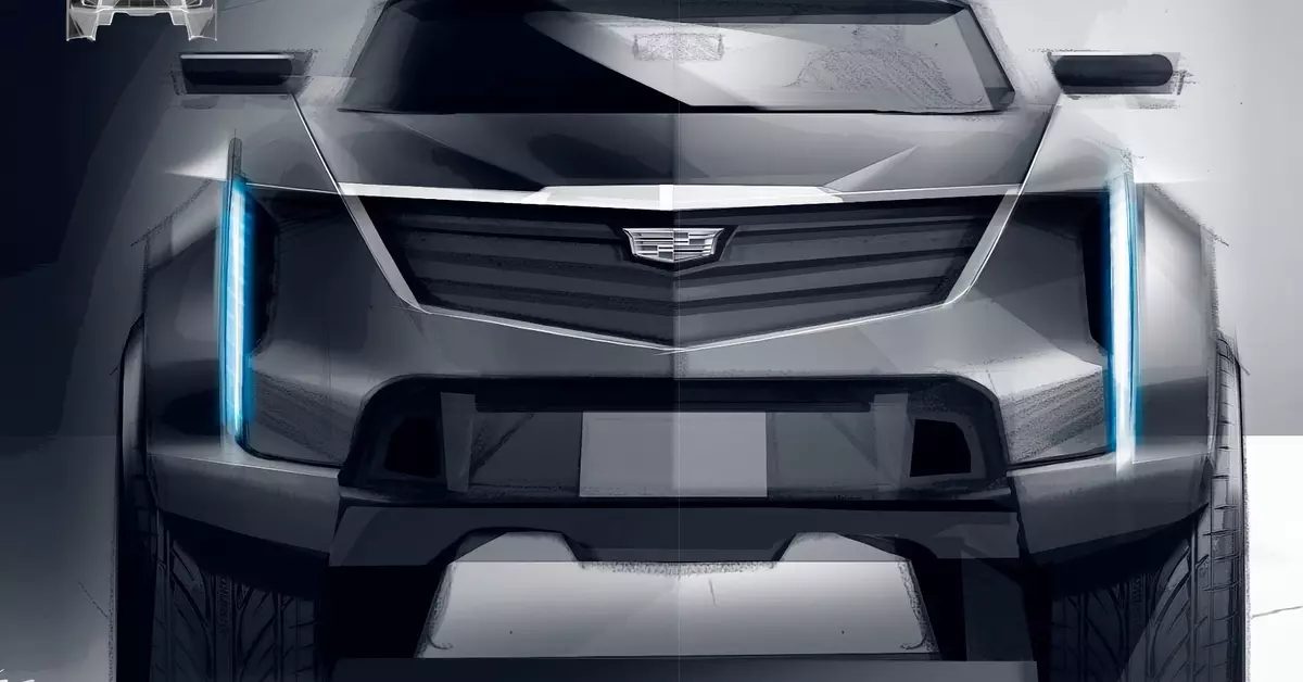 Дизайн загадочного внедорожника Cadillac