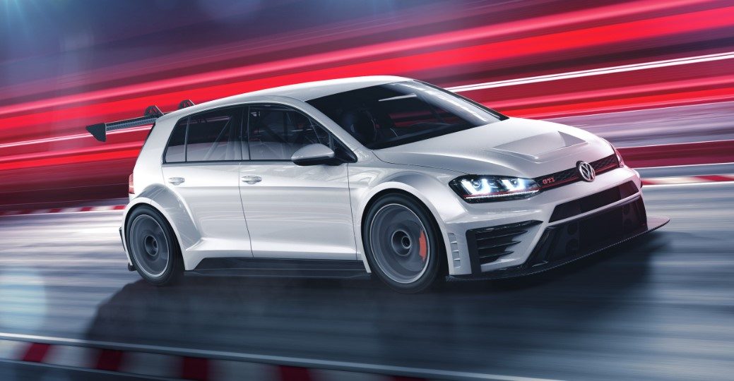 Volkswagen показала первый тизер нового Golf R Volkswagen показала первый тизер нового Golf R