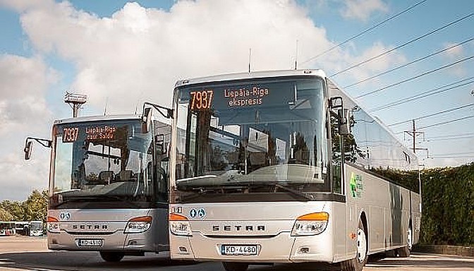 Covid-19: инфицированный человек 29 октября ехал в автобусе Рига-Лиепая Covid-19: инфицированный человек 29 октября ехал в автобусе Рига-Лиепая