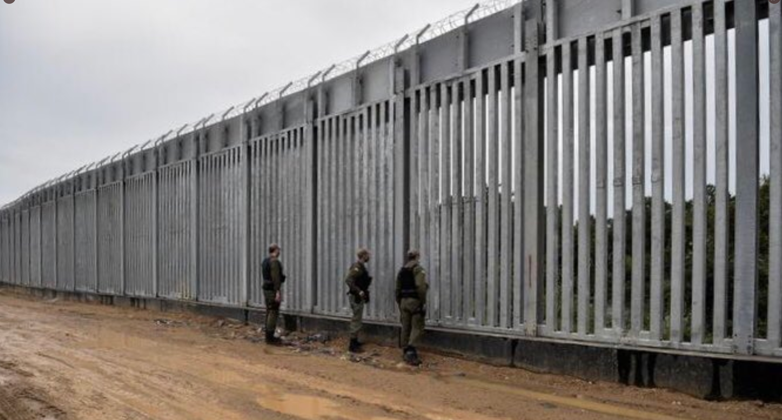 Польша отгородилась от Беларуси 5-метровой стеной