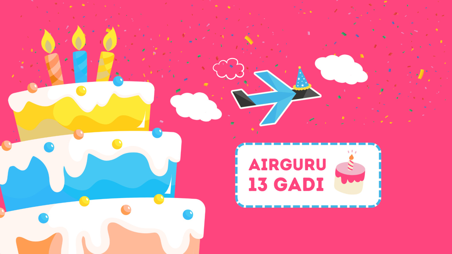 AirGuru svin 13. dzimšanas dienu – dāvanas ikvienam ceļotājam AirGuru svin 13. dzimšanas dienu – dāvanas ikvienam ceļotājam
