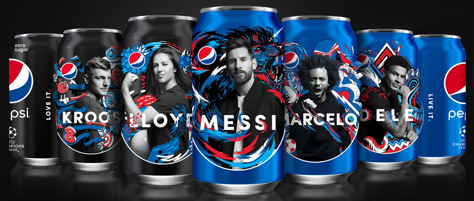 Месси и PepsiCo выпустили серию бутылок с изображением футболиста Месси и PepsiCo выпустили серию бутылок с изображением футболиста