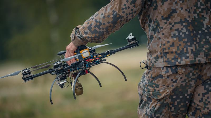 Украинские дроны ударили по складу боеприпасов в России