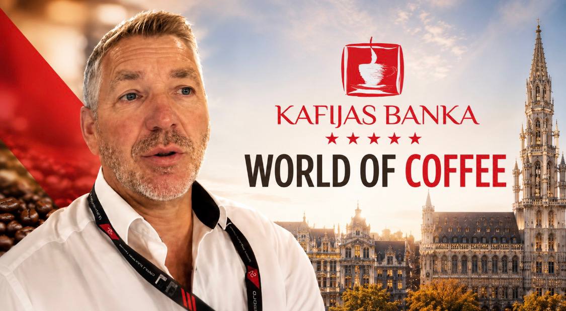 В Брюсселе проходит World of Coffee 2026 — Kafijas Banka активно следит за мировыми тенденциями кофейной индустрии