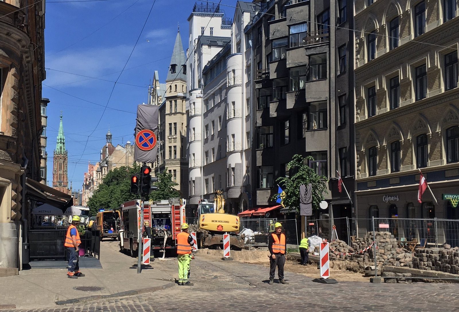 На Гертрудес произошла утечка газа из газопровода