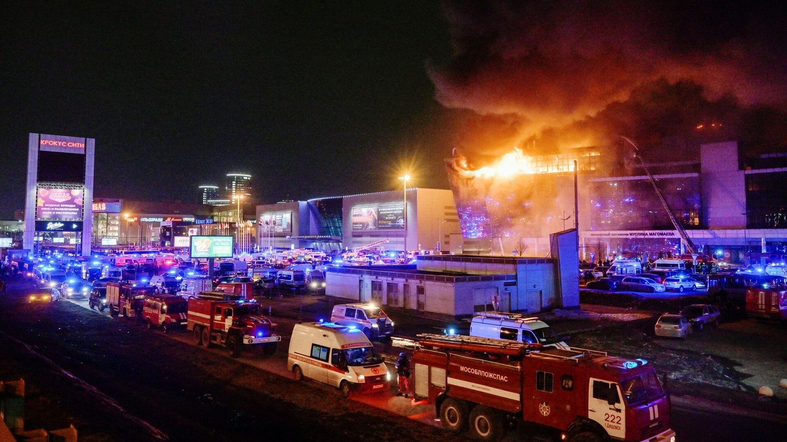 Теракт в подмосковном "Крокус сити холле": 60 погибших Теракт в подмосковном "Крокус сити холле": 60 погибших
