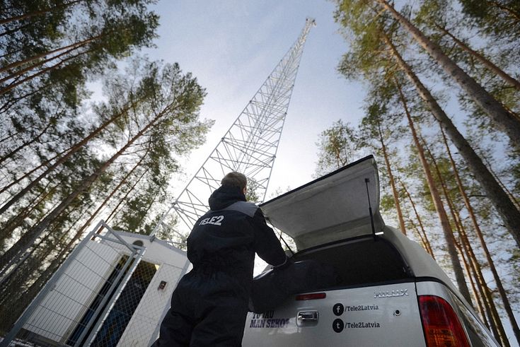"Tele2" подключит к оптической сети базовые станции связи в Даугавпилсе "Tele2" подключит к оптической сети базовые станции связи в Даугавпилсе