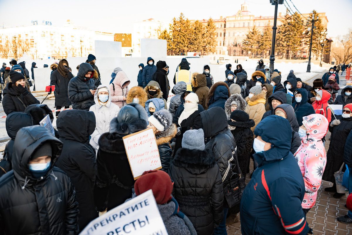 Протесты в Хабаровске длятся более 150 дней. Почему морозы не усмирили горожан? Протесты в Хабаровске длятся более 150 дней. Почему морозы не усмирили горожан?