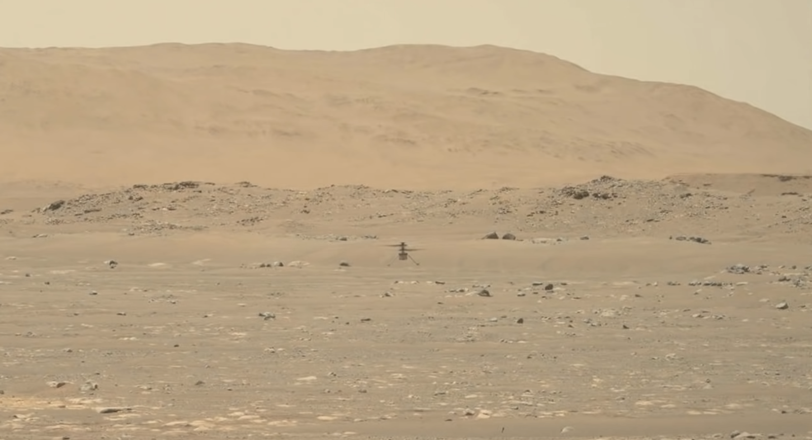 NASA получило полное ВИДЕО первого полета марсианского вертолета