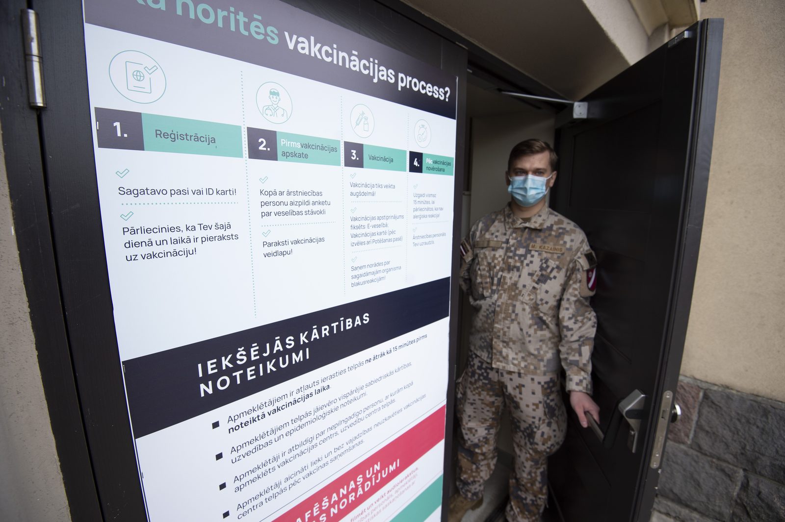 Представлен центр вакцинации на Рижском центральном рынке Представлен центр вакцинации на Рижском центральном рынке