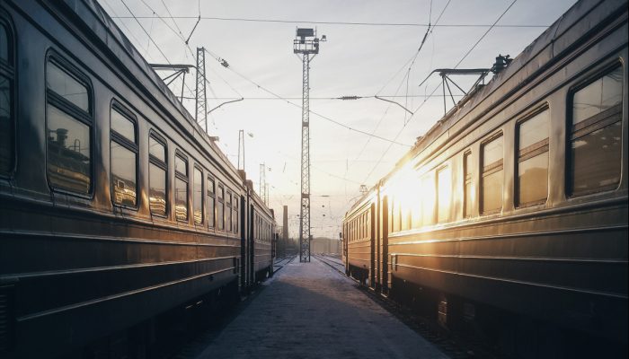На Тукумсской линии используются автобусы и дизельные поезда