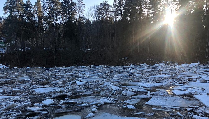 Лед на Гауе взорвут в ближайшее время Лед на Гауе взорвут в ближайшее время
