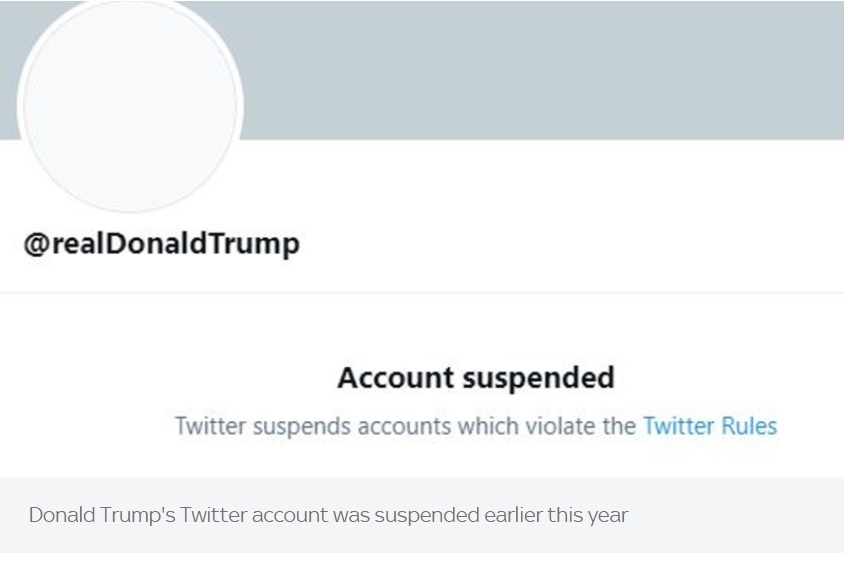 Twitter заблокировал созданные для публикации заявлений Трампа аккаунты